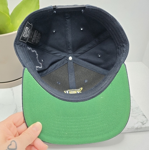 Primitive × Marvel | Wolverine embroidered logo navy snapback hat | unisex - Picture 7 of 8